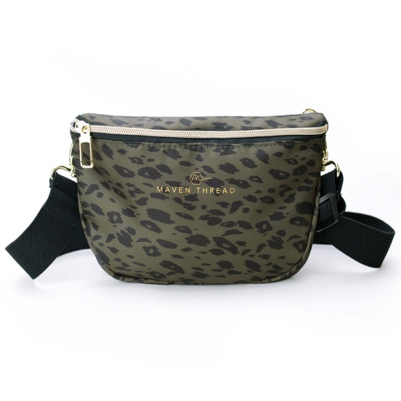 Maven Thread 3-in-1 Crossbody Bag – Green Leopard Bags - Picture 1 of 5